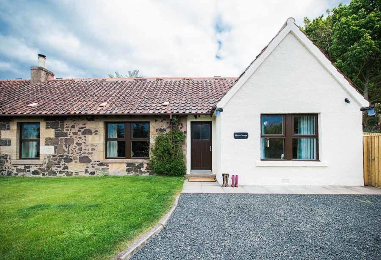 Douglas Fir Lodge With Hot Tub Near Cupar Fife Luthrie Exteriör bild