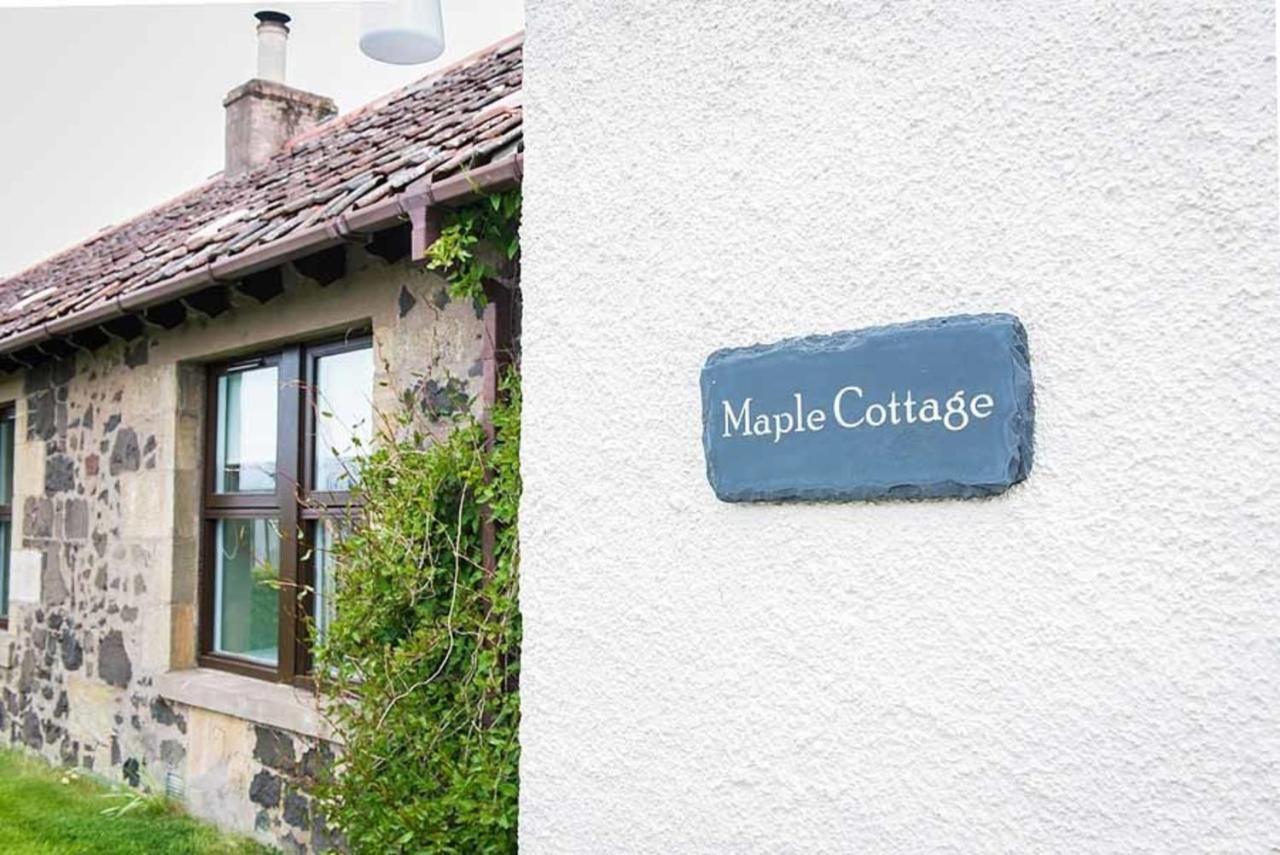 Douglas Fir Lodge With Hot Tub Near Cupar Fife Luthrie Exteriör bild
